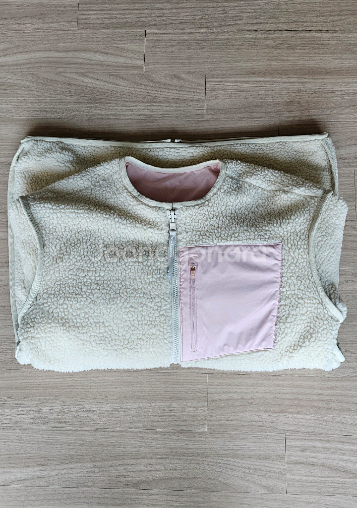 (새상품급)(여성용)(뉴발란스)플리스 양면/뽀글이 자켓--4