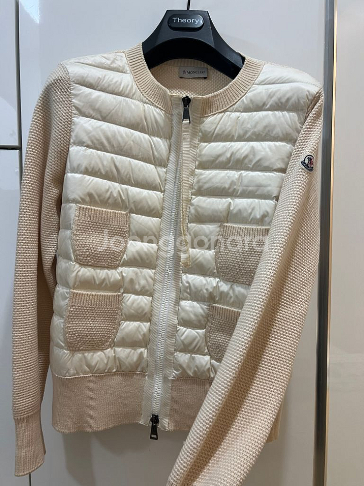 몽클레어 거위털 니트패딩 S--0