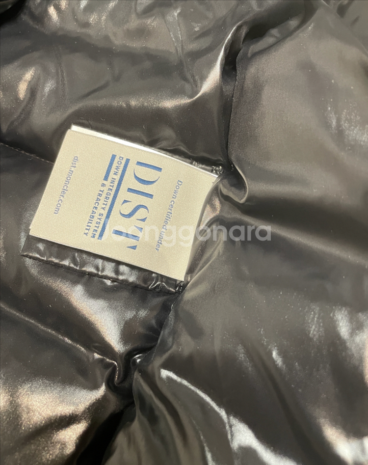 정품 몽클레어 패딩 모카 0 사이즈--5