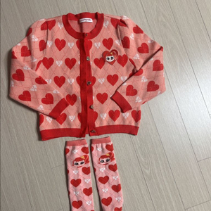 티니핑정품 가디건 양말세트 130