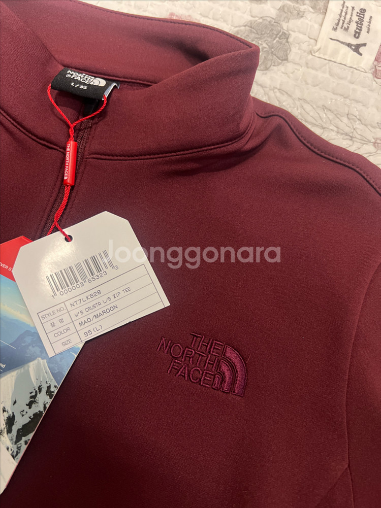 노스페이스 기모여성용 후디니 1/4 집업--1