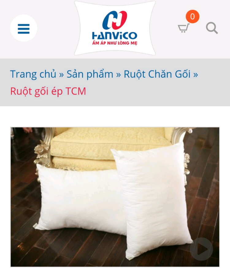 새상품HANVICO 고급 베개솜--1