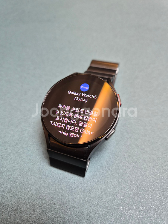 갤럭시워치5_LTE_블랙44mm_(SM-R910)+티타늄브레이슬릿+삼성풀커버스트탭+추가스트랩3종 (A급/총12만)--9