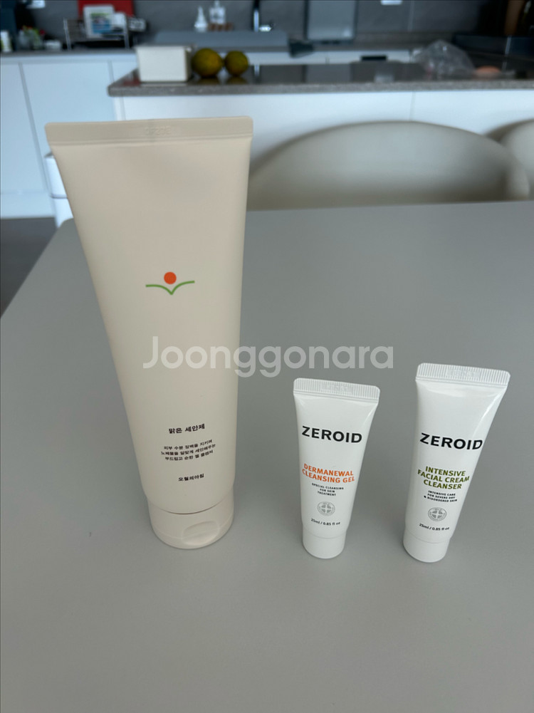 오월의 아침 맑은 세안제 재로이드 더마뉴얼 클렌징 젤 인텐시브 페이셜 크림 클렌저--0