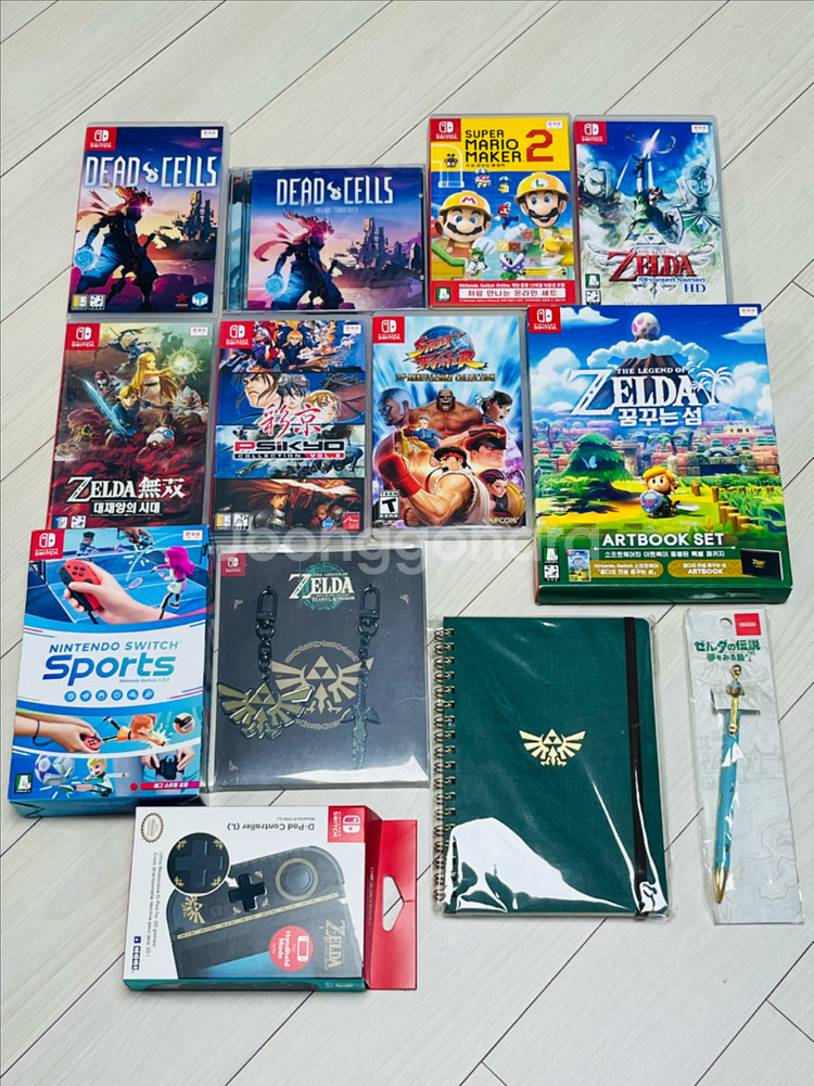 닌텐도 스위치 게임 및 젤다 굿즈--0