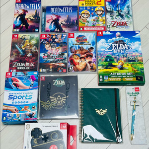 닌텐도 스위치 게임 및 젤다 굿즈