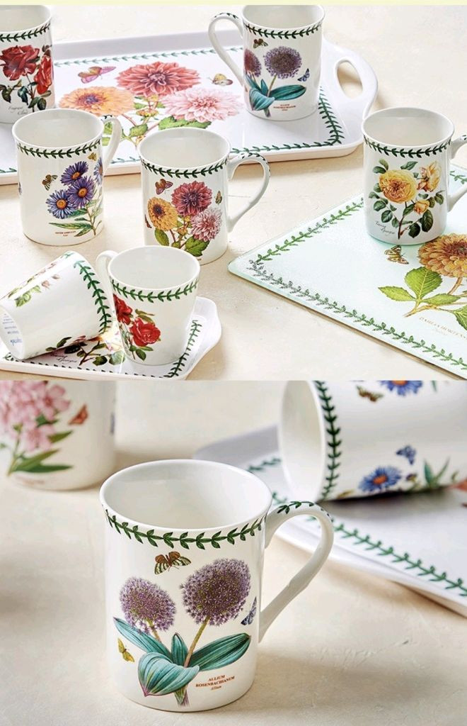 새상품.포트메리온 일러스트 접시1p--8