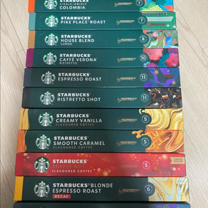 네스프레소캡슐,네스프레소스타벅스캡슐12줄