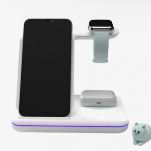 애플 아이폰 고속 무선충전기 애플워치 에어팟 라온 3in1