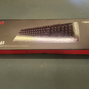 앱코 K561 블루투스 기계식 키보드_블랙(적축) (미개봉새제품_2만)