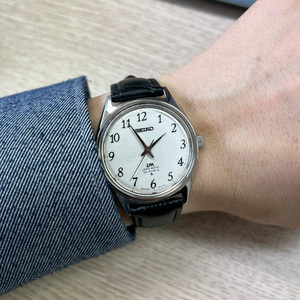 세이코 로드매틱 빈티지 시계 린넨 다이얼