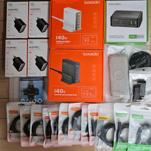 삼성 무선충전기,Toocki 270W,140W,40W,4in1 허브, USB PD 충전겸 멀티 충전기 테스터,USB