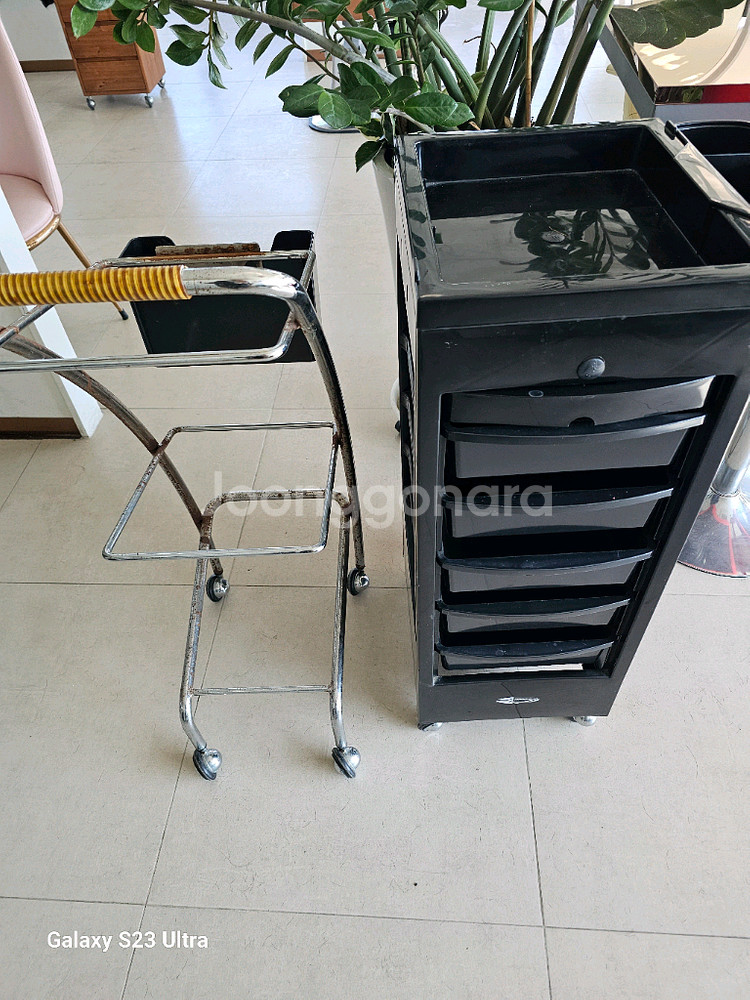 미용실 작업대 세트/ 미용실 츄레이(트레이)--1