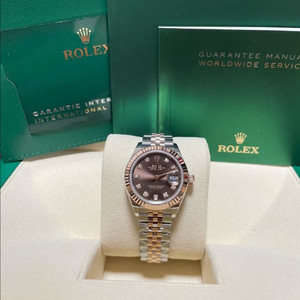 로렉스 279171 데이저스트 28mm 초코판텐포다이아