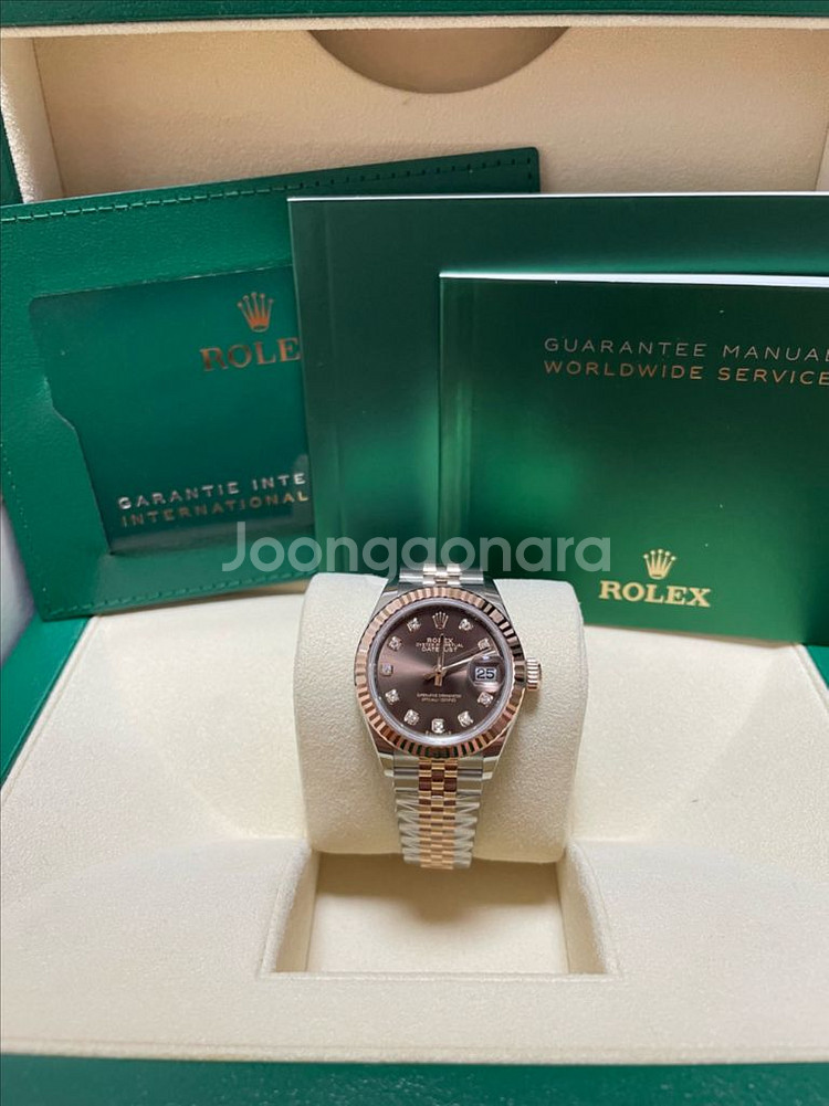 로렉스 279171 데이저스트 28mm 초코판텐포다이아--5
