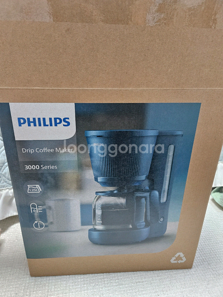 필립스 3000 시리즈 대용량 드립커피 메이커 1.25L HD7411/70--1
