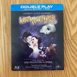 앤드류 로이드 웨버 Love Never Dies dvd+bluray 세트