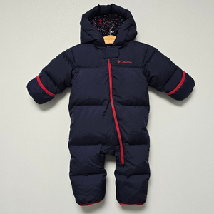 아우터[베이비 6~12m] 컬럼비아 다운 패딩 우주복 네이비 키즈