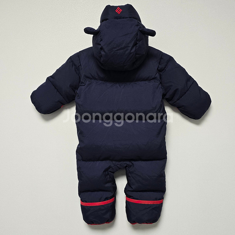 아우터[베이비 6~12m] 컬럼비아 다운 패딩 우주복 네이비 키즈--1