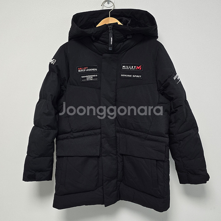 아우터[키즈 140] 밀레 패딩 블랙--0