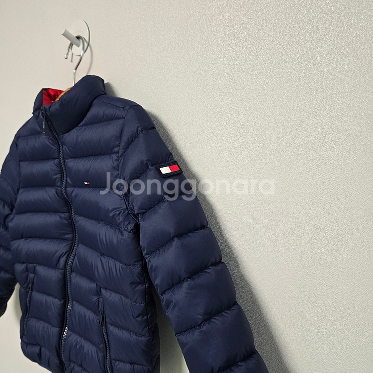 아우터[키즈 104] 타미힐피거 경량 다운 패딩 네이비--2