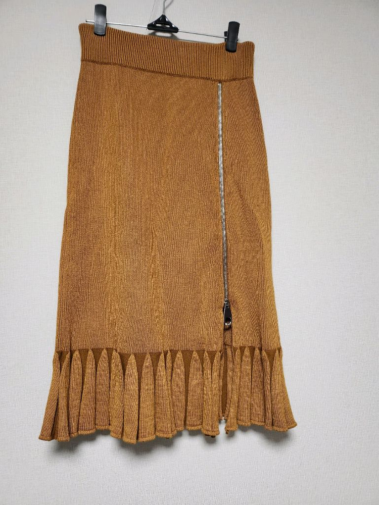 끌로에 플리츠 니트 스커트--3