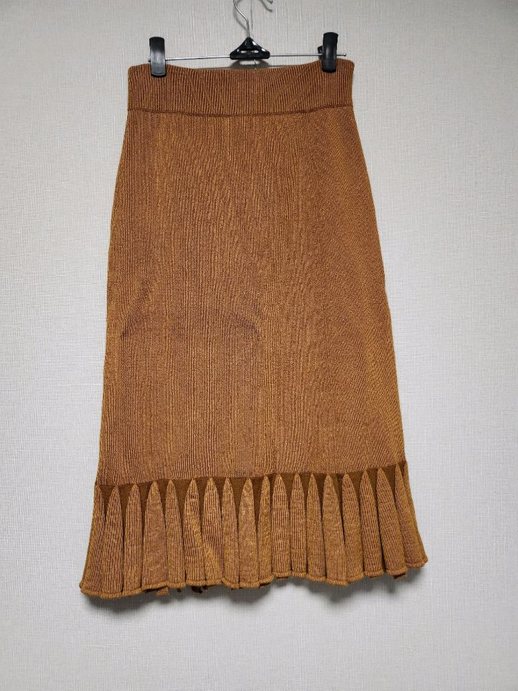 끌로에 플리츠 니트 스커트--4