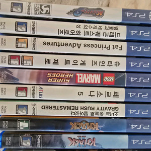 ps4 게임 타이틀 10장 일괄 판매합니다