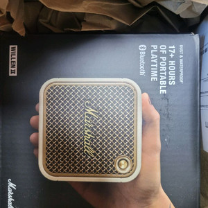 미개봉 마샬 윌렌2 블루투스 스피커 크림