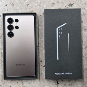 [안심o][140->126만]자급제(7월,삼캐플o)S급 512g울트라 갤럭시S25 티타늄그레이 공기계스마트폰