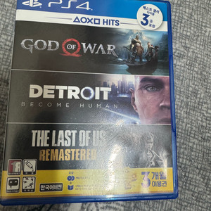 PS4 플스4, 갓오브워4+디트로이트 비컴 휴먼 합본팩 팝니다.