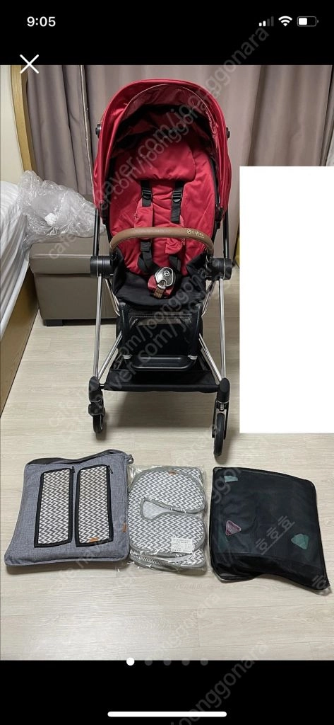싸이벡스 사이벡스 미오스 크롬 트루 레드 절충형 유모차 cybex mios chrome true red 이미지