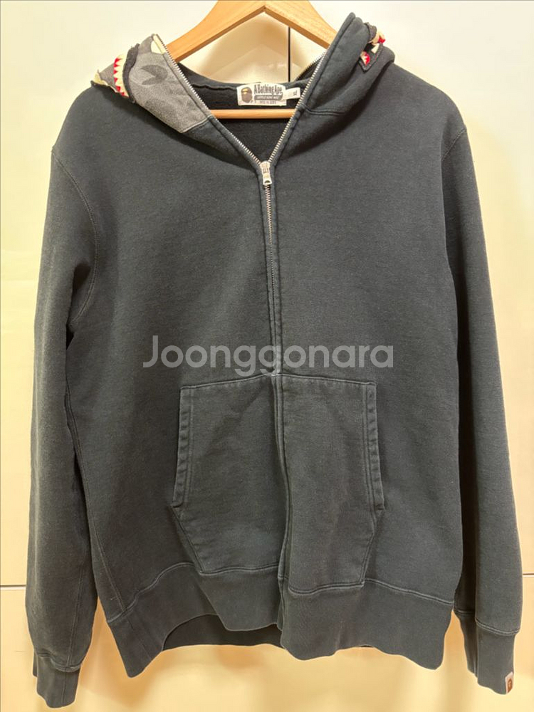 베이프 샤크 후드집업XL--2