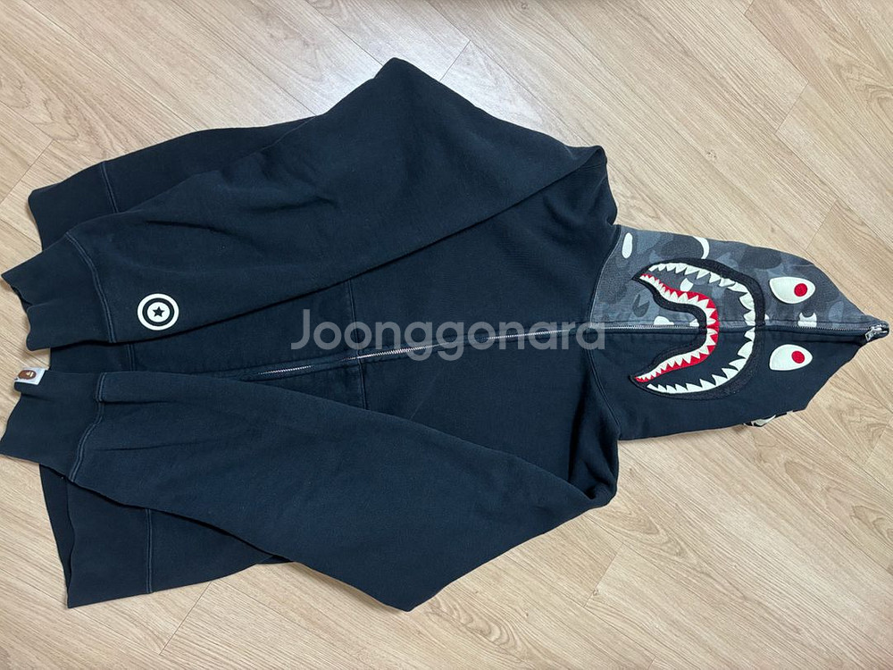 베이프 샤크 후드집업XL--0