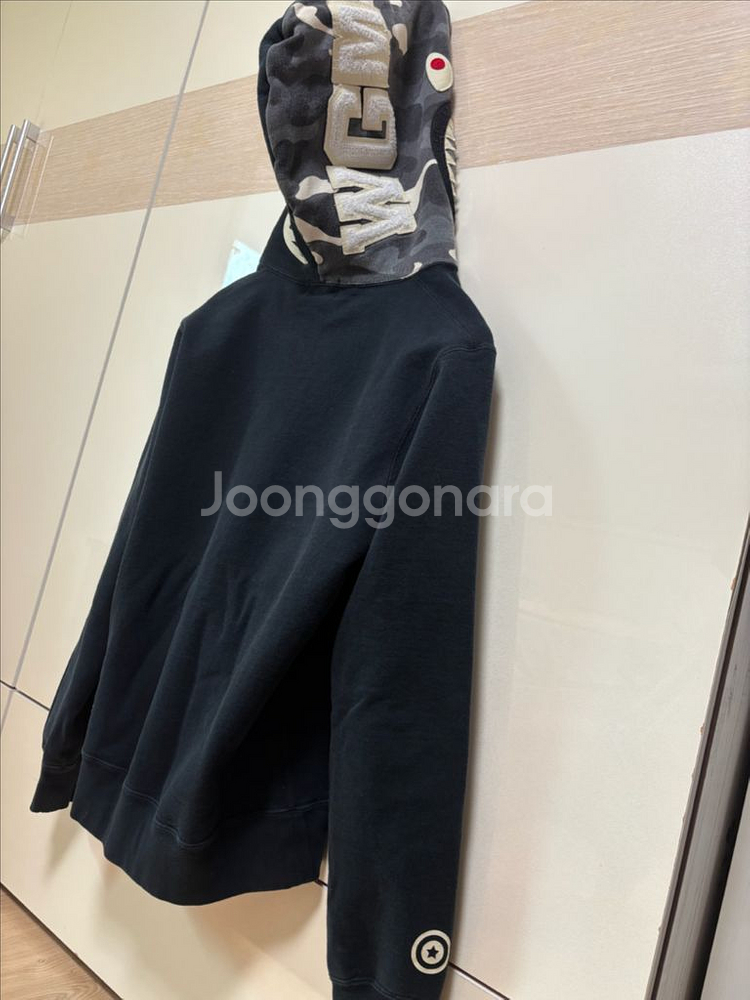 베이프 샤크 후드집업XL--3