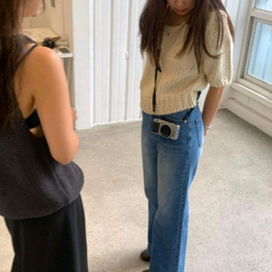 캐롤 퓨어 핸드메이드 니트 버터 프리