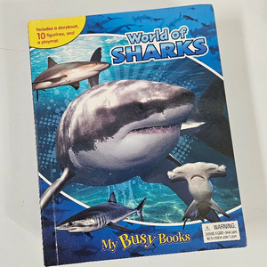 어린이 영어 상어책 10종 상어피규어 플레이매트세트