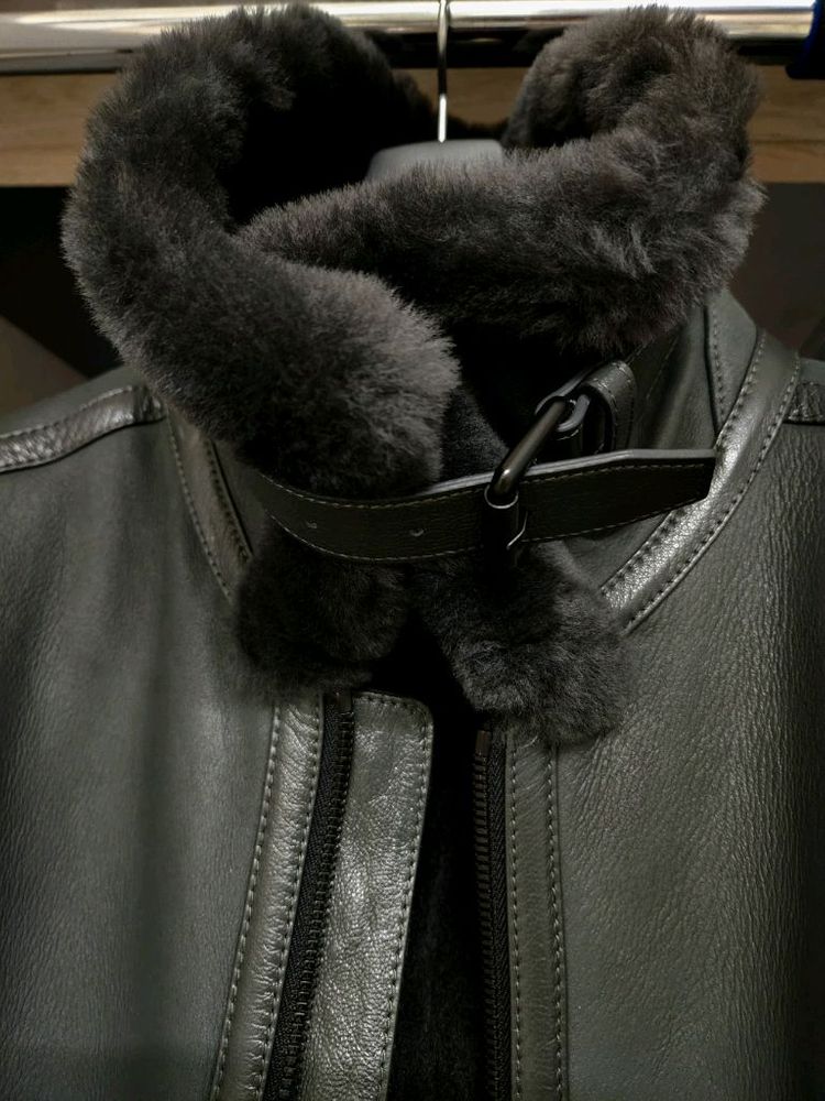 질스튜어트 뉴욕 천연양가죽 에비에이터 무스탕--4