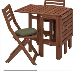 서울 이케아 이플라뤠 야외 원목 접이식 테이블