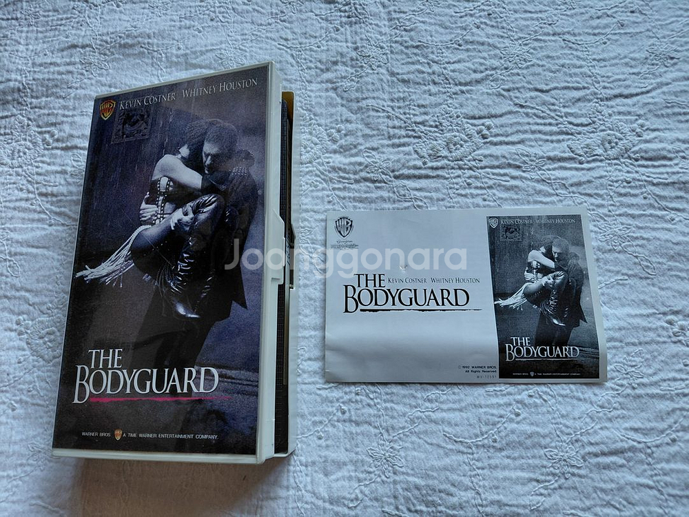 1982년 보디가드 케빈코스트너 휘트니휴스턴 일본 비디오 한국 2018년 재개봉 전단지 영화--3