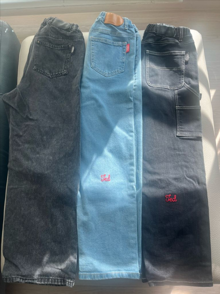 아이스비스킷 4종 청바지 155 반팔티 165--1