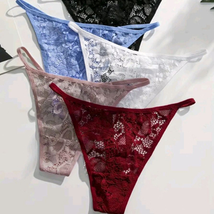 레이스 여성 팬티 5종 세트