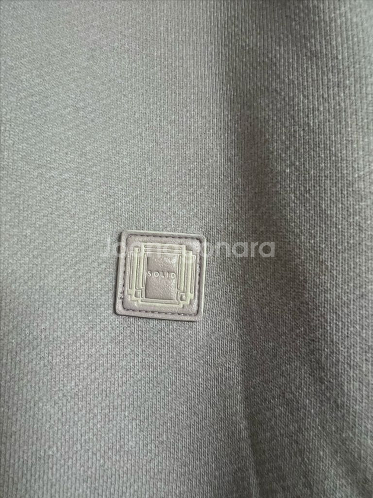 솔리드옴므 가먼트다잉 베이지 후드티 48사이즈--1