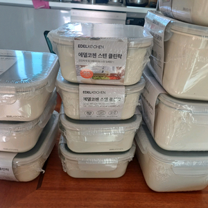 에델코첸 스텐 클린락 밀폐용기 11개 새상품