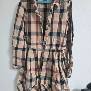 닥스 일괄 여아 체크 셔츠 원피스 바지 8개 일괄