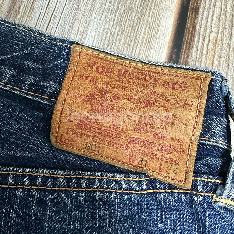 조맥코이 Lot. 901 대전모델 데님 팬츠 31사이즈--14