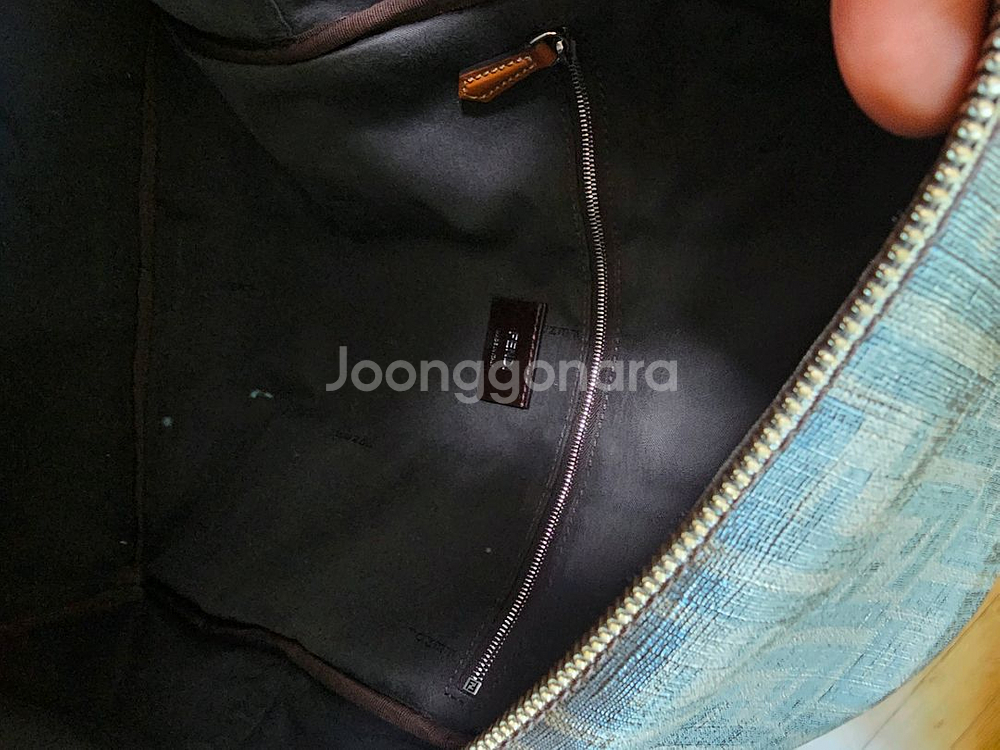 펜디 FF 로고 백팩 정품--5