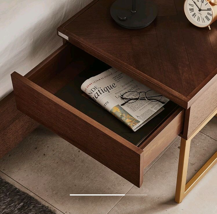 [까사미아] 뉴헤링본 사이드테이블--1