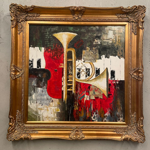 클래식 장식 중형 그림 액자 세트 no14 _현대아트 트럼펫