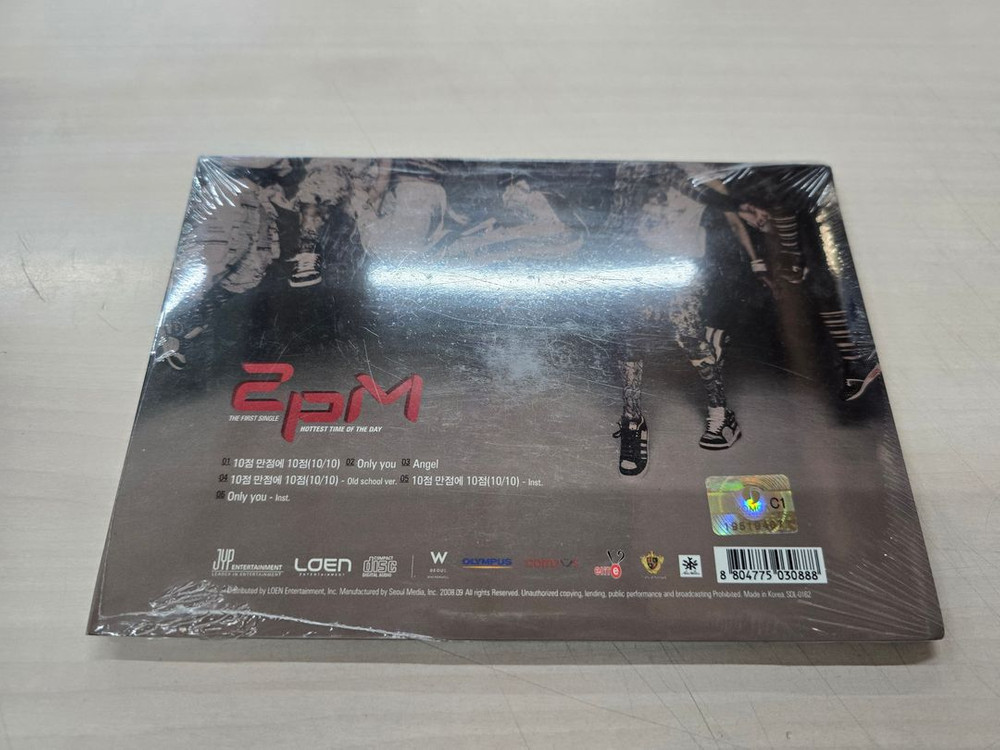 [MCD] (미개봉) 국내/앨범/음반CD "2PM 싱글1집 10점만점에10점" 판매합니다. 이미지